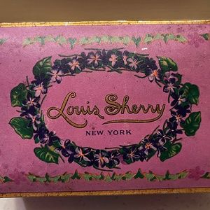Vintage 1920 Louis Sherry Candy Tin